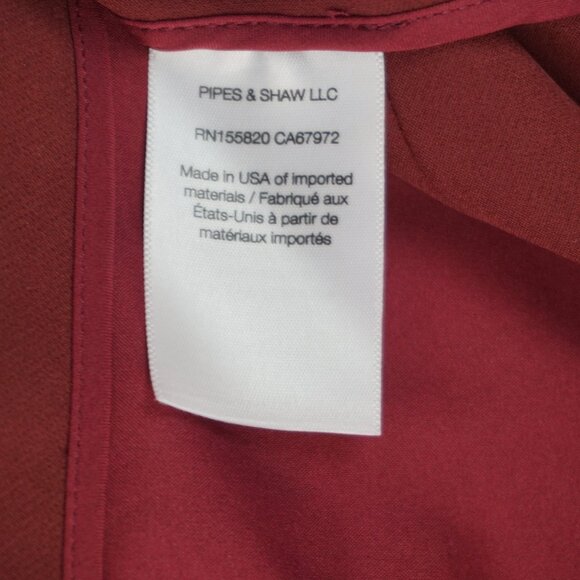 New Veronica Beard Jaya Stretch Crop Kick Flare Pants in Oxblood size 2 - Picture 14 of 16